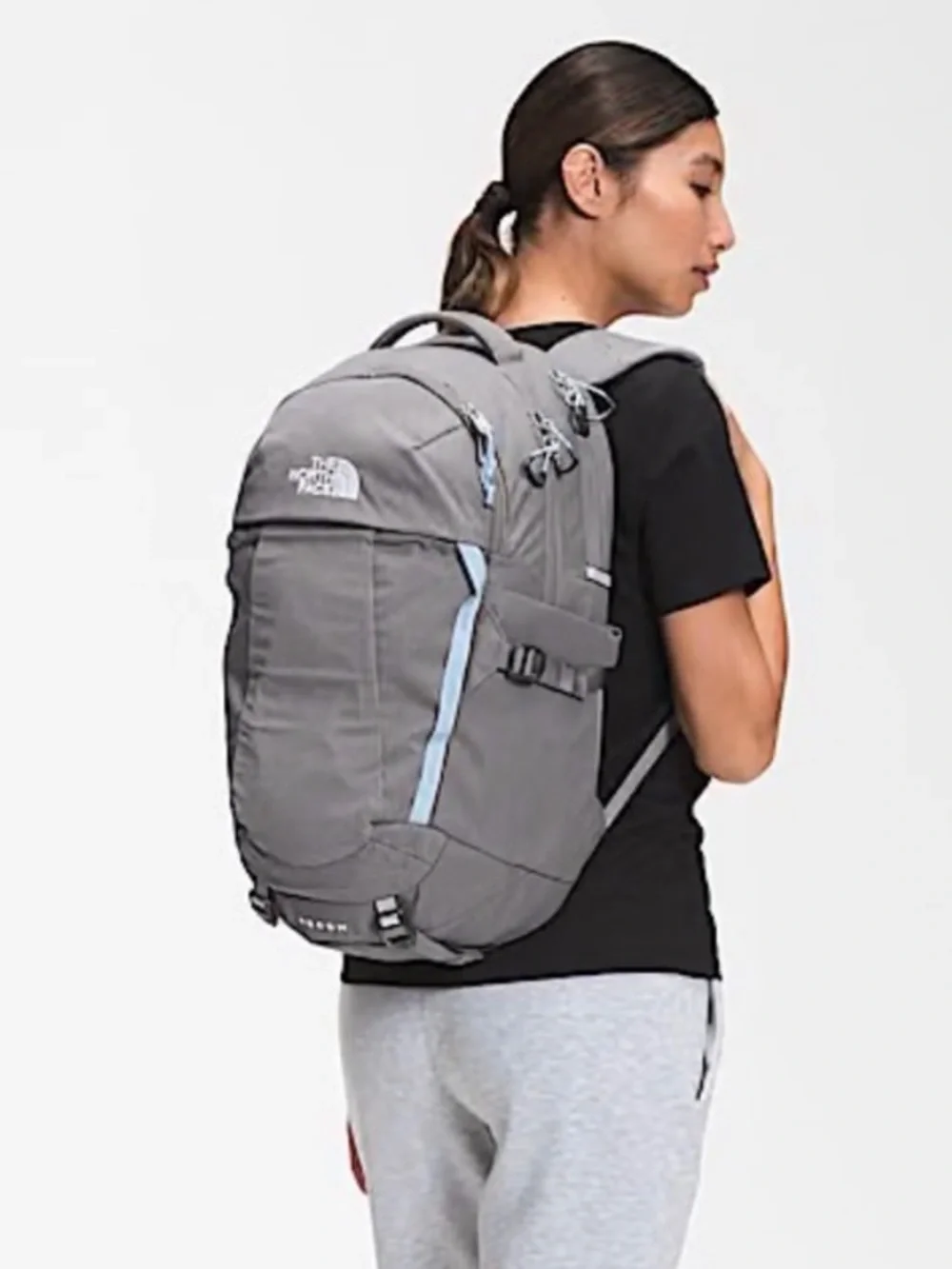 The North Face Grey & Light Boue Recon Backpack